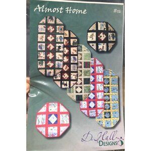 Almost Home Quilted Table Runner Pattern By D. Hall Designs #116 Sewing Craft